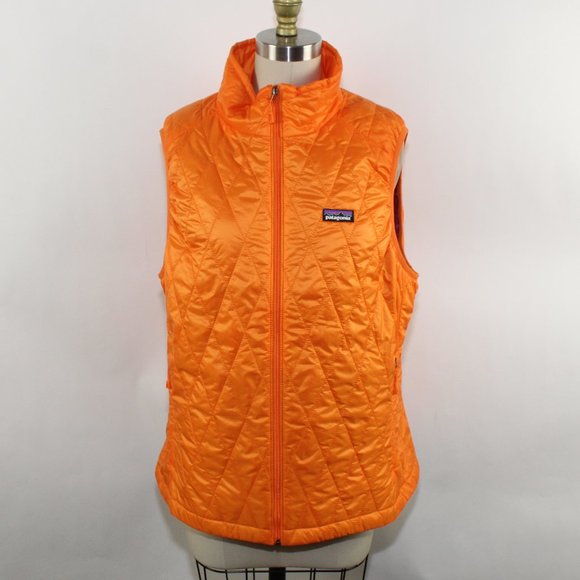 Patagonia Jackets & Blazers - PATAGONIA Ladies Orange Lightweight Nano Vest Sz US XL